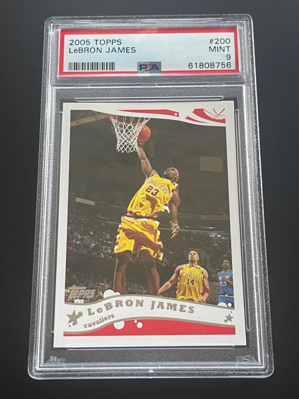 2005 Topps #200 Cavaliers LeBron James 3rd Year Mint high quality PSA 9!