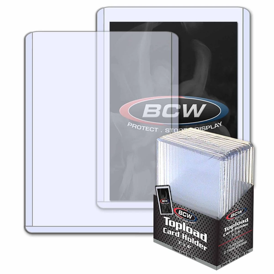 10 Pack BCW Thick Top Loaders (Standard Size 3x4) - 108 PT.
