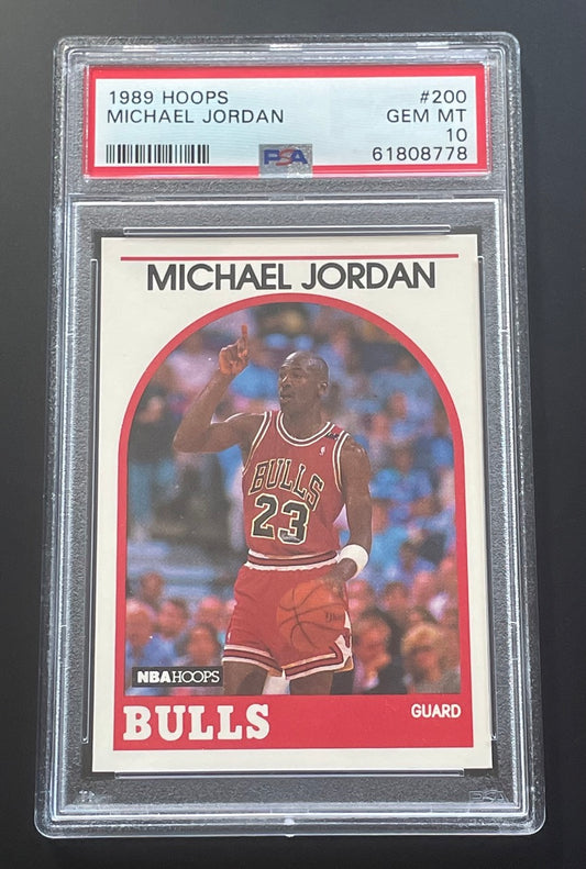 1989 Hoops Michael Jordan #200 PSA 10 Chicago Bulls