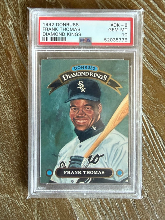 1992 Donruss Frank Thomas Diamond Kings #DK-8 PSA 10