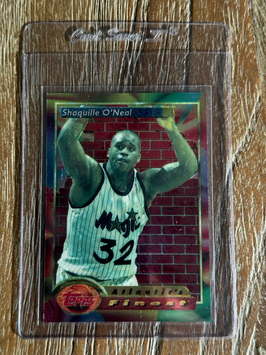1993 Finest Shaquille O'Neal Atlantic's Finest #99 front
