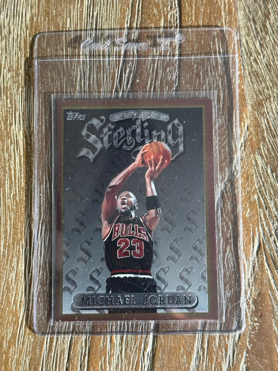 1996 Finest Michael Jordan Sterling Bronze #50 Without Coating front