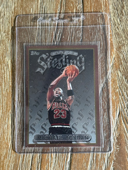 1996 Finest Michael Jordan Sterling Bronze #50 Without Coating front