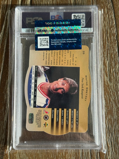 1996 SPx Wayne Gretzky Gold #39 PSA 10 back