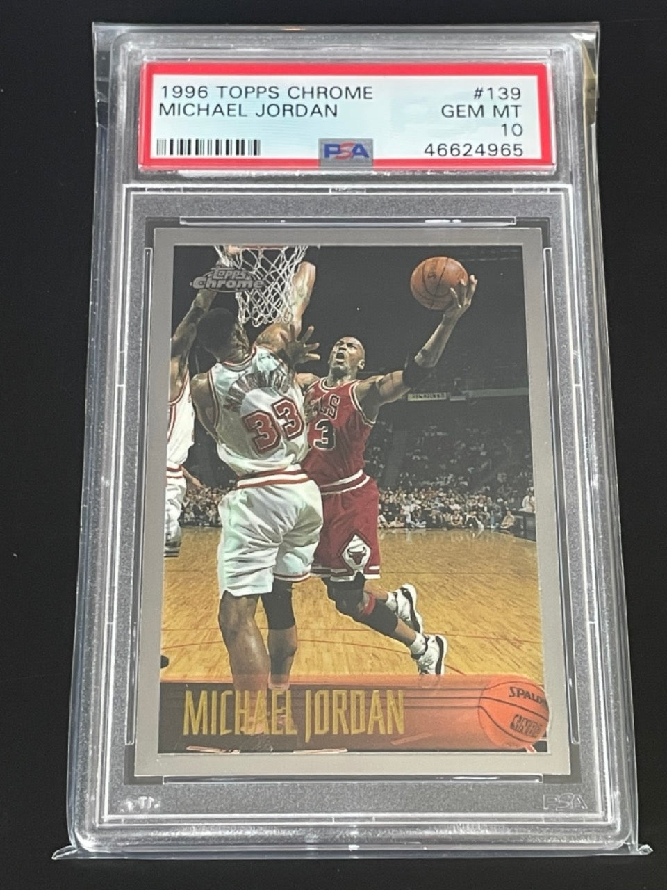 1996 Topps Chrome Michael Jordan #139 PSA 10 Chicago Bulls