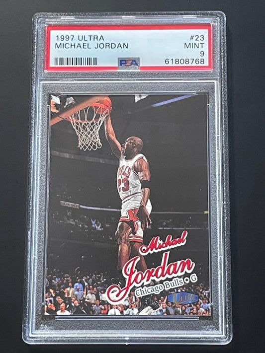 1997 Fleer Ultra Michael Jordan #23 PSA 9 Chicago Bulls