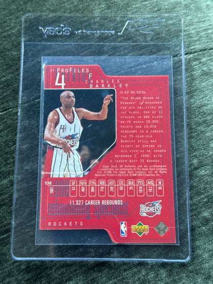 1997 SP Authentic Charles Barkley Profiles III /100 #P7 - back