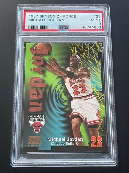 1997 Skybox Z-Force Michael Jordan #23 PSA 9 Chicago Bulls