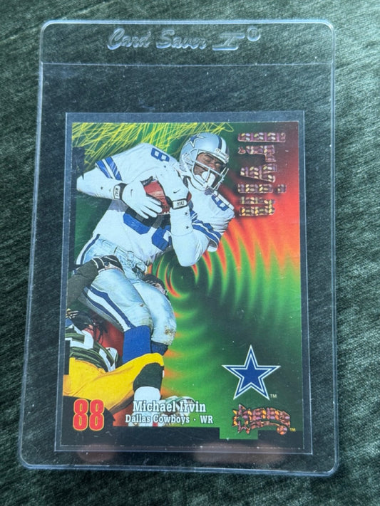 1998 Skybox Thunder Michael Irvin #174 Super Rave /25 Cowboys