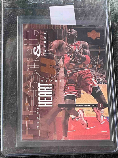 1998 Upper Deck Michael Jordan Scottie Pippen Heart &amp; Soul Bronze /100