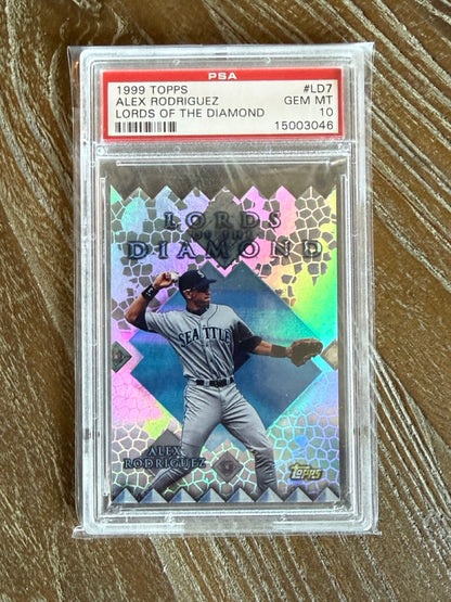 1999 Topps Alex Rodriguez Lords of The Diamond #LD7 PSA 10