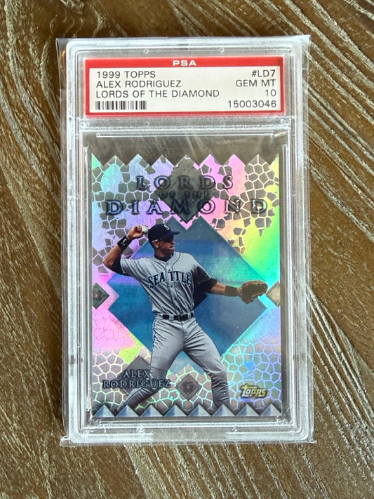 1999 Topps Alex Rodriguez Lords of The Diamond #LD7 PSA 10