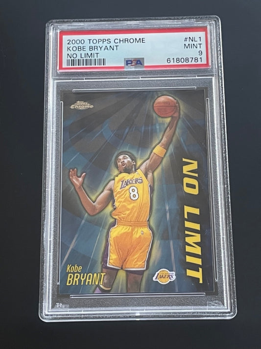 2000 Topps Chrome Kobe Bryant No Limit #NL1 PSA 9 Los Angeles Lakers