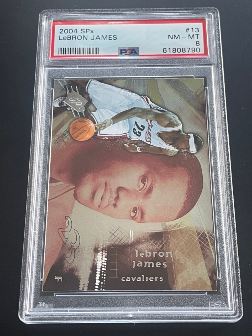 2004 SPx LeBron James #13 PSA 8 Cleveland Cavaliers