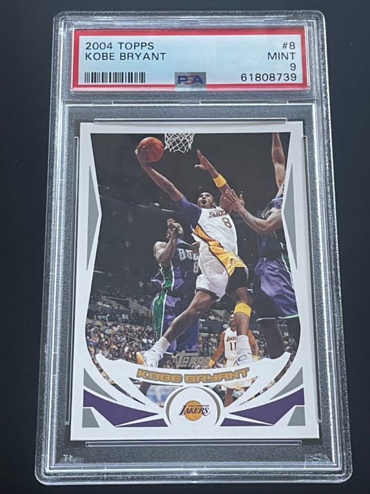 2004 Topps Kobe Bryant #8 PSA 9 Los Angeles Lakers