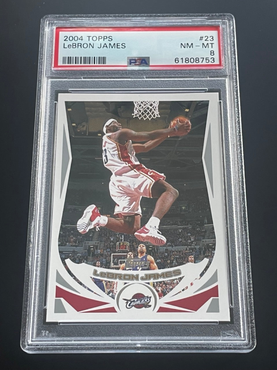 2004 Topps LeBron James #23 PSA 8 Cleveland Cavaliers