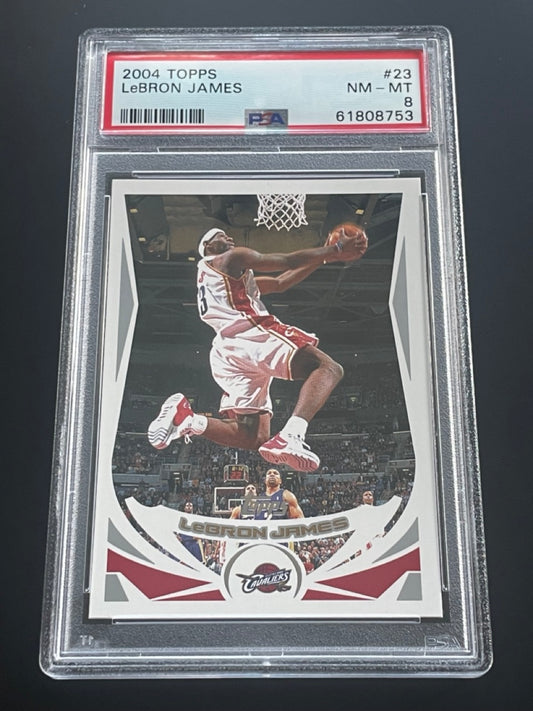 2004 Topps LeBron James #23 PSA 8 Cleveland Cavaliers