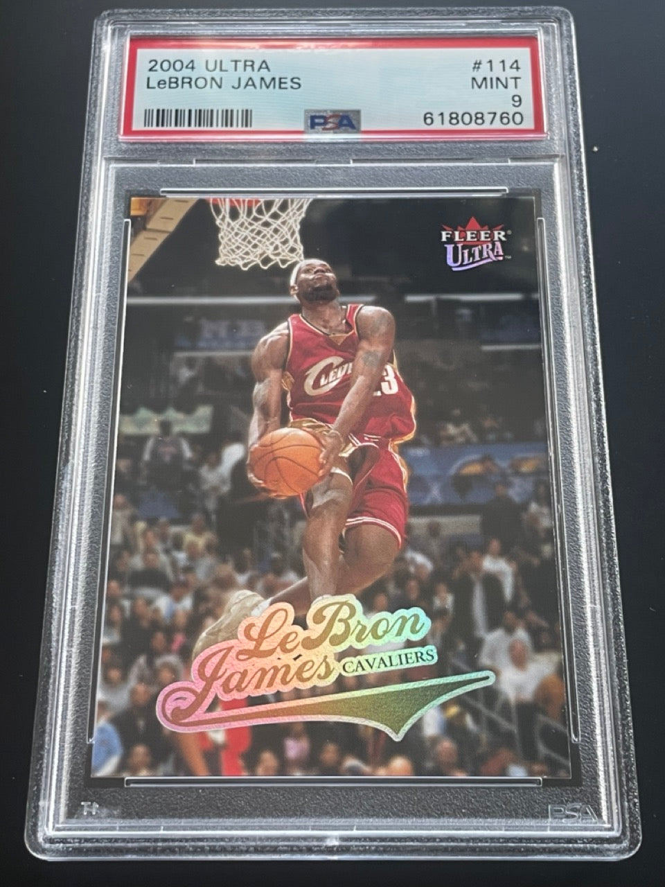 2004 Ultra LeBron James #114 PSA 9 Cleveland Cavaliers