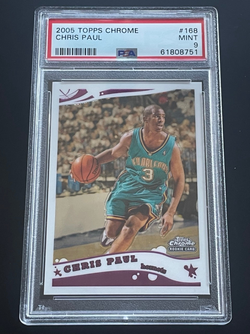 2005 Topps Chrome Chris Paul #168 Rookie RC PSA 9 New Orleans Hornets