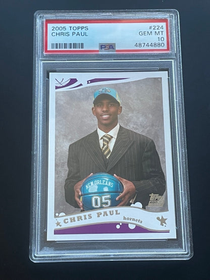 2005 Topps Chris Paul Rookie #224 PSA 10 New Orleans Hornets