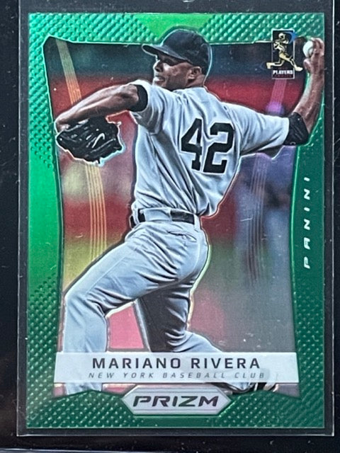2012 Panini Prizm Mariano Rivera Green Prizm #32 NY Yankees