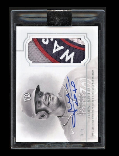 2020 Topps Dynasty Juan Soto Patch Auto /5 #JS2