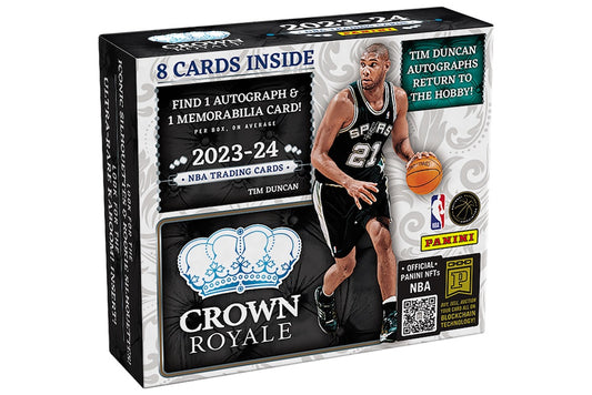 2023-24 Panini Crown Royale Basketball Hobby Box (1 Pack, 8 cards per pack)