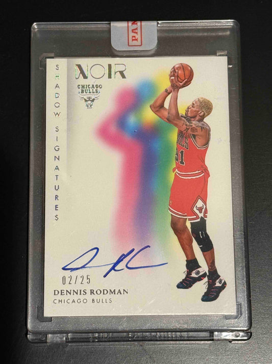 2023 Panini Noir Dennis Rodman Shadow Signatures Auto /25 Signed 2x & SEALED