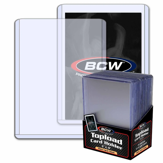 25 Pack BCW Thick Top Loaders - 59 PT.