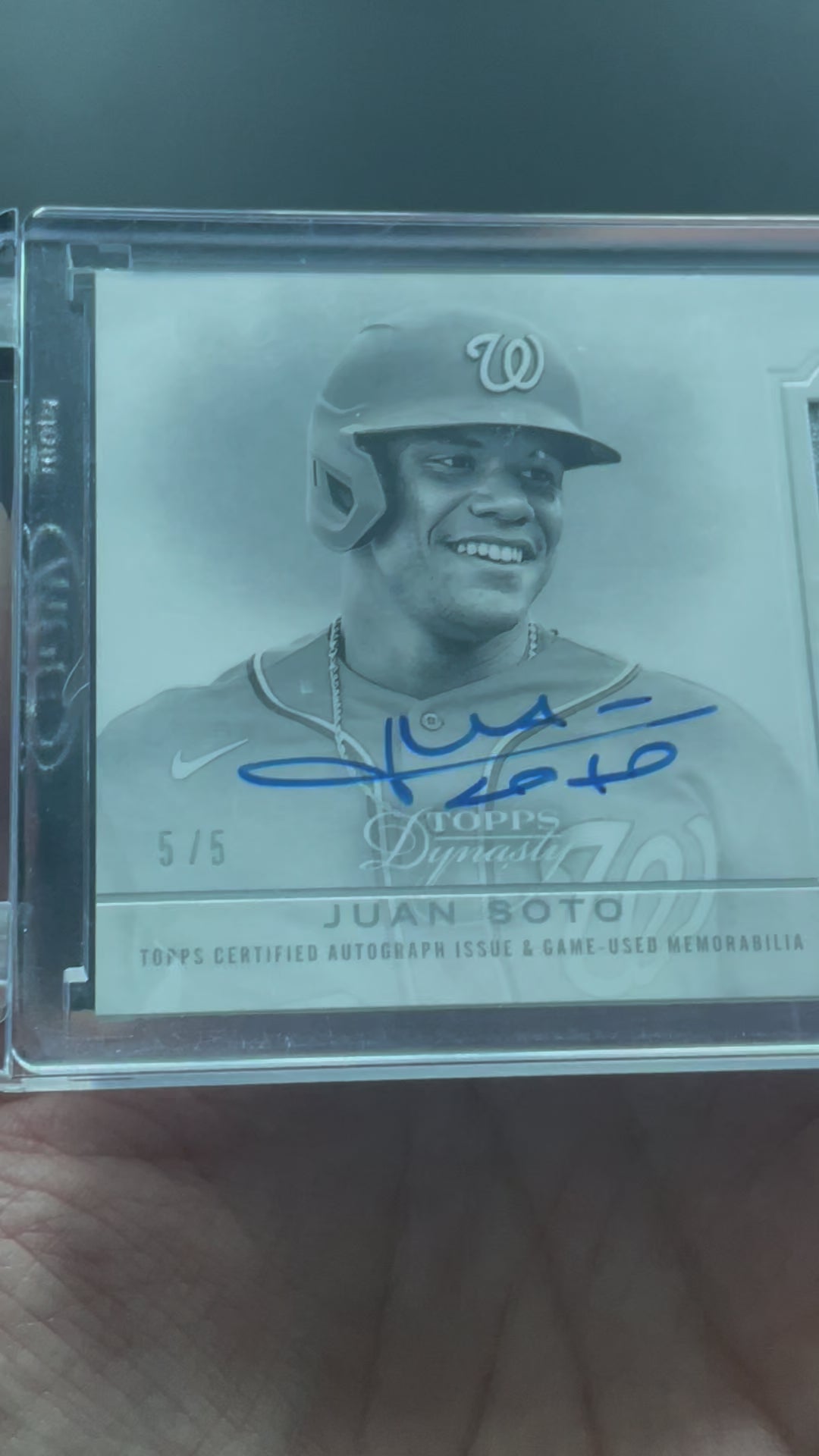 2020 Topps Dynasty Juan Soto Patch Auto /5 #JS2 - video