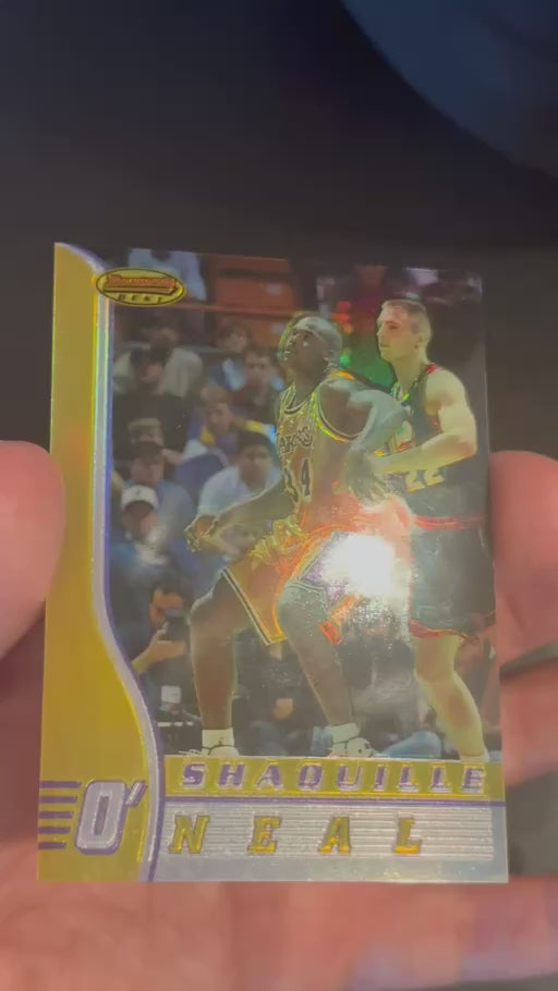 1996 Bowman's Best Shaquille O'Neal Refractor #70 video front