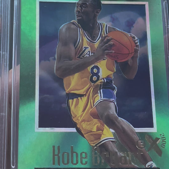 1996 E-X2000 Kobe Bryant #30 Rookie Card Lakers BGS 8 NM-MT - video