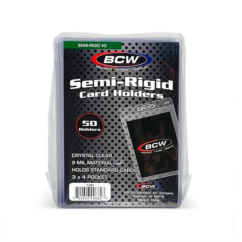 semi-rigid card holders #2 standard card sizes 50 pack best for grading zoomed in 1-sr2_1_b